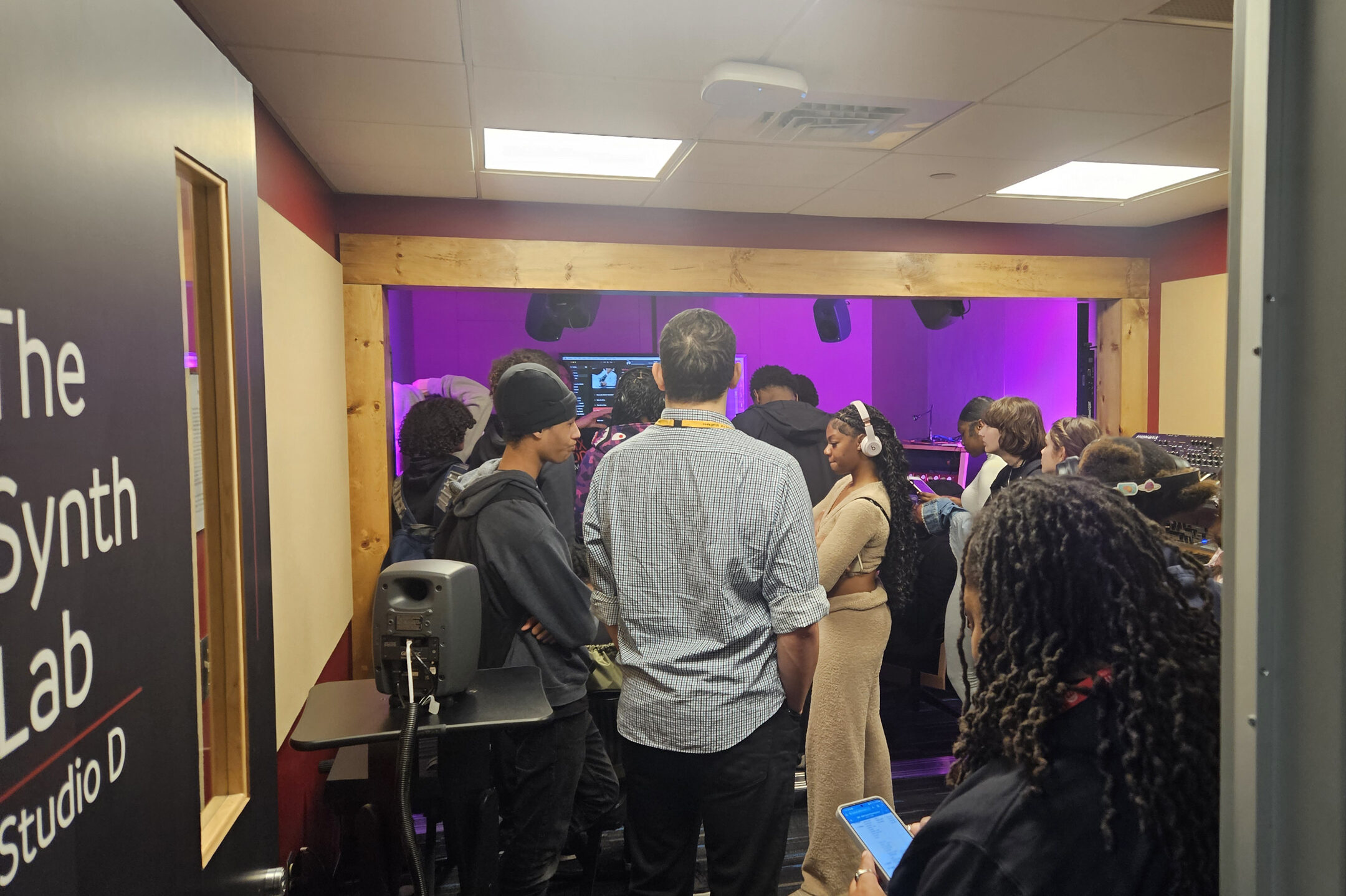 STRIVE and Pottstown School District Visit MCCC Sound Recording and Technology Programs